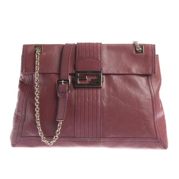 Schultertasche in Rosa, Leder, Fendi