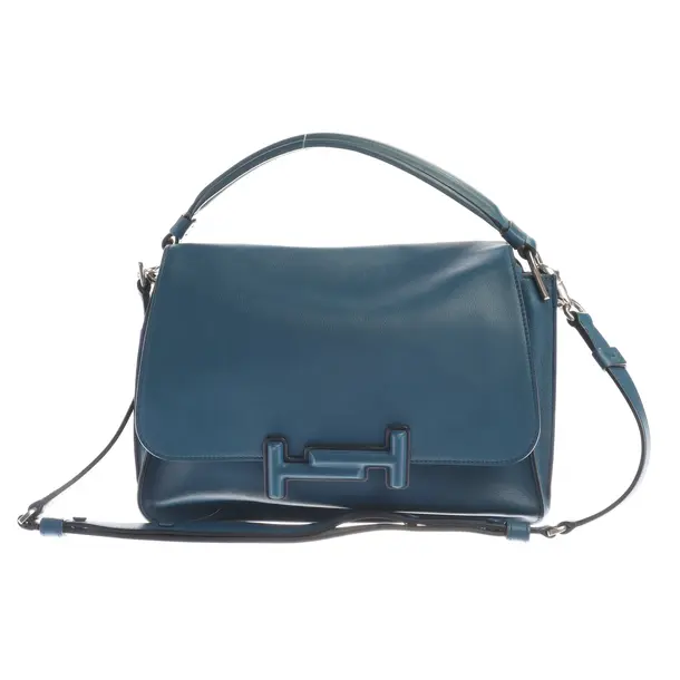 Handtasche in Blau, Leder, Tod´s