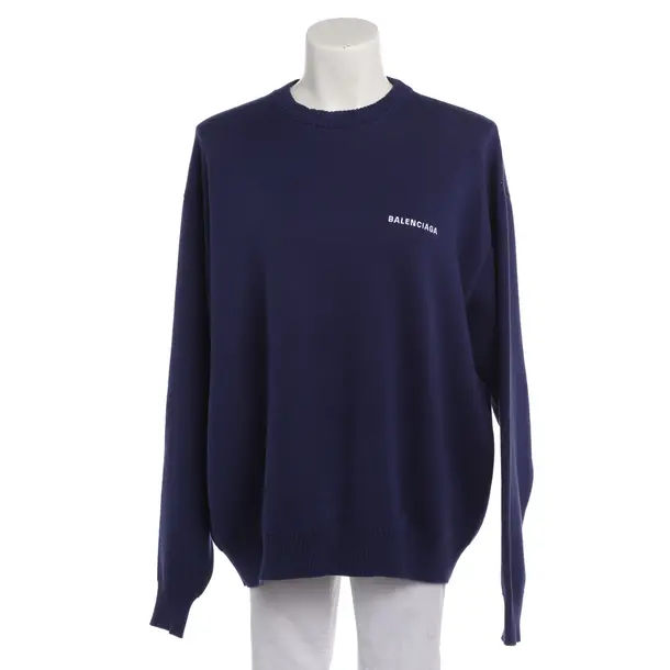 Pullover in Blau, Wolle, Balenciaga