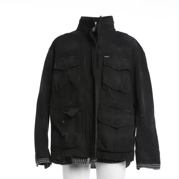 Übergangsjacke in Schwarz, Baumwolle, Balenciaga