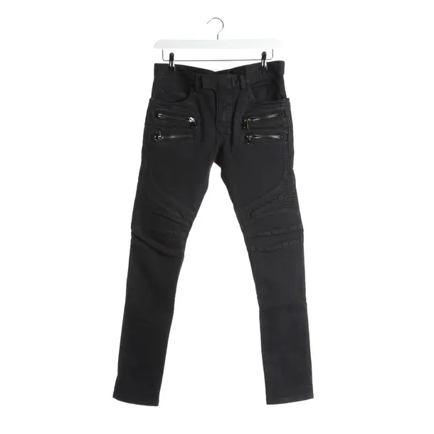 Jeans Skinny in Schwarz, Baumwolle, Balmain