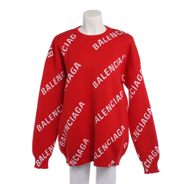 Jumper in Red, Cotton, Balenciaga