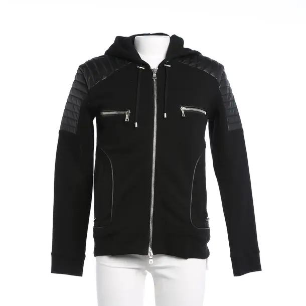 Mid-Season Jacket in Black, Cotton, Balmain