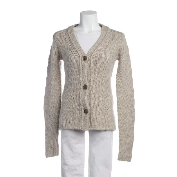 Strickjacke, in Beige, Wolle, Jil Sander