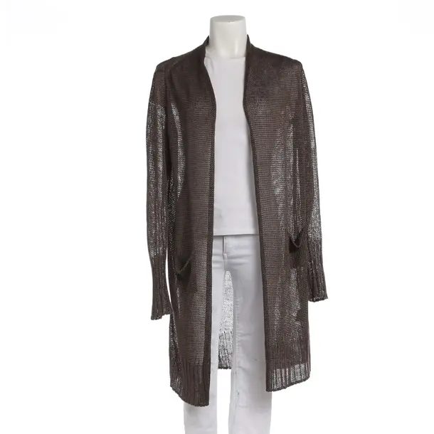 Strickjacke in Braun, Leinen, Iris von Arnim