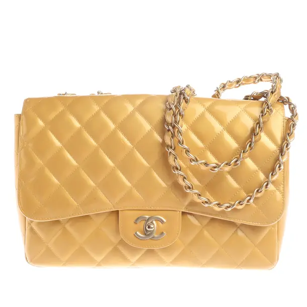 Shoulder Bag in Yellow, Leather, Chanel