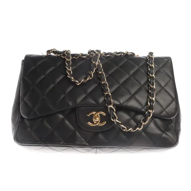 Schultertasche in Schwarz, Leder, Chanel