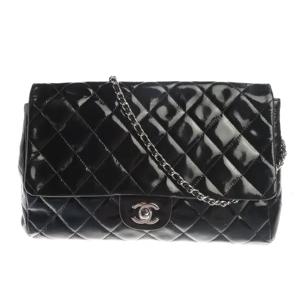 Schultertasche in Schwarz, Leder, Chanel
