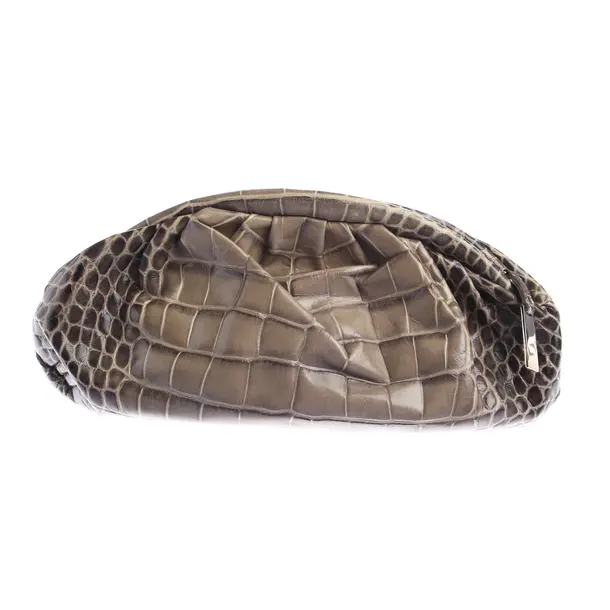 Clutch Bag, in Gray, Leather, Furla