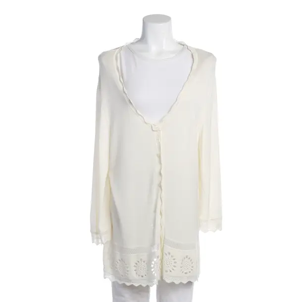 Cardigan in White, Viscose, Aigner