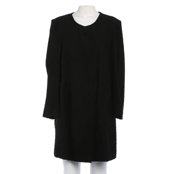 Mid-Season Coat in Black, Viscose, Riani