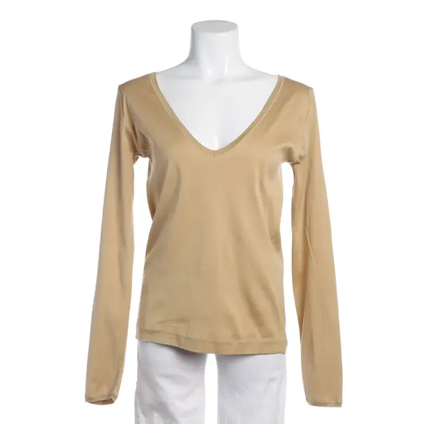 Long Sleeve Shirt in Brown, Cotton, Strenesse