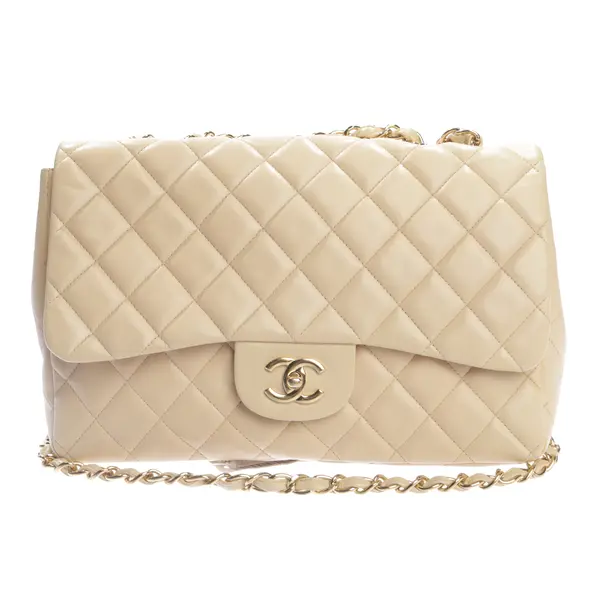 Borsa a cinture a tracolla, in Nudo, Pelle, Chanel