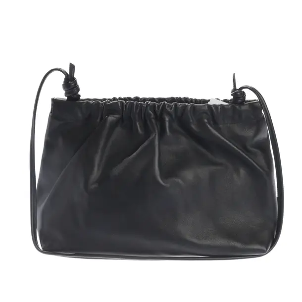 Schultertasche, in Schwarz, Leder, Closed