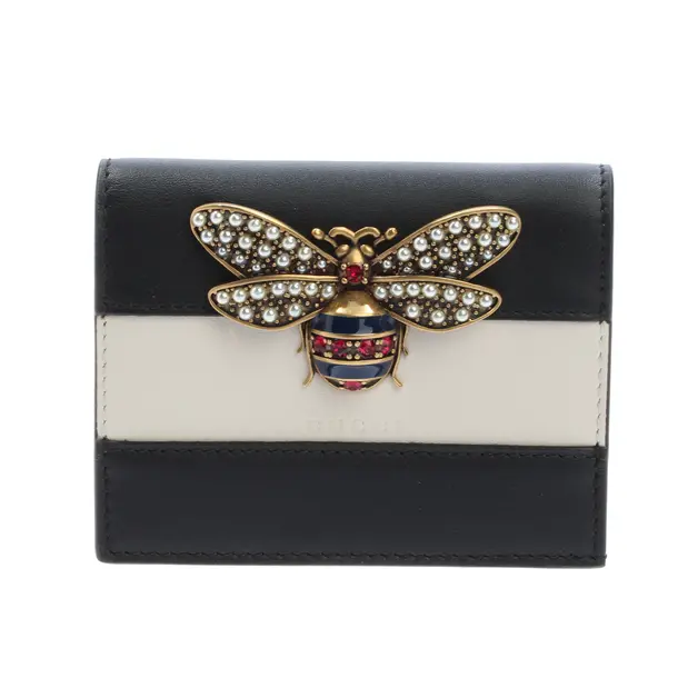 Wallet, in Navy, Leather, Gucci