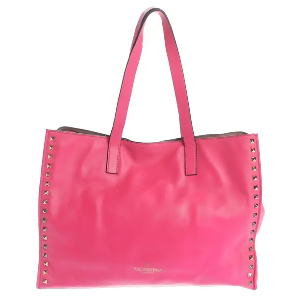 Shopper, in Neon Pink, Leder, Valentino