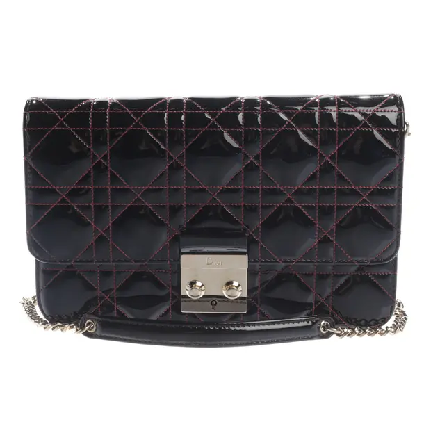 Abendtasche, in Schwarz, Leder, Dior