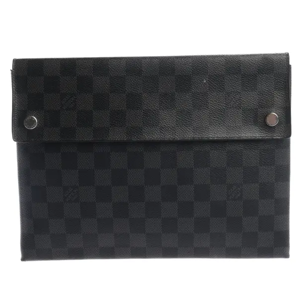 Etui, in Schwarz, Leder, Louis Vuitton