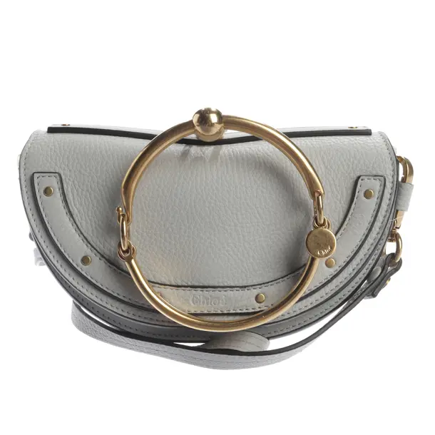 Handtasche, in Hellgrau, Leder, Chloé