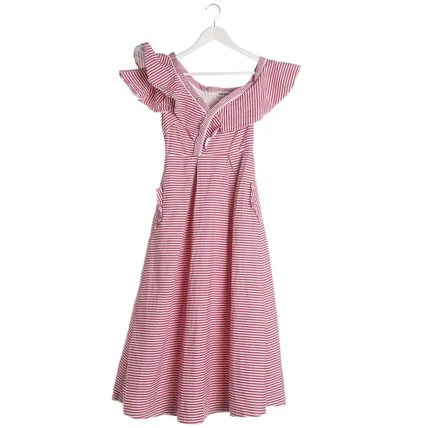 Dress, in Red, Cotton, self-portrait