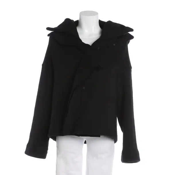 Übergangsmantel, in Schwarz, Wolle, Yohji Yamamoto