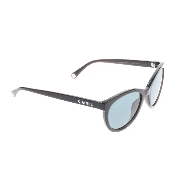 Sonnenbrille, in Schwarz, Kunststoff, Chanel