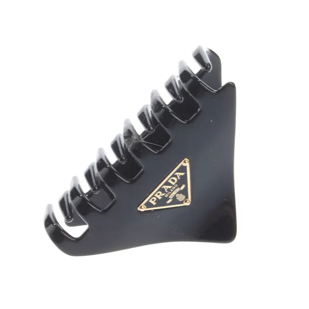Hair Clip, in Black, Other fibres, Prada