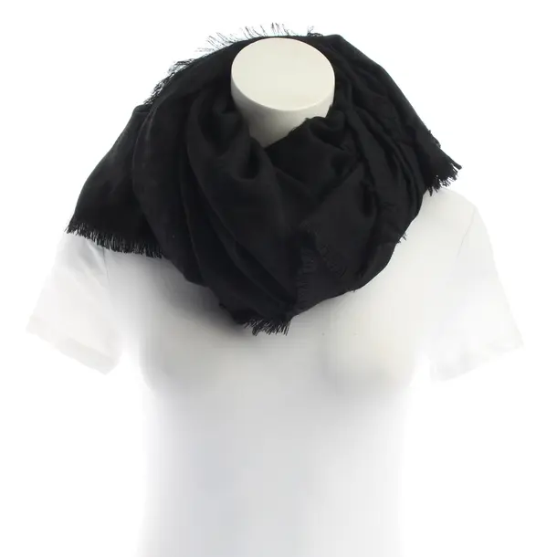 Scarf, in Black, Cotton, Zadig & Voltaire
