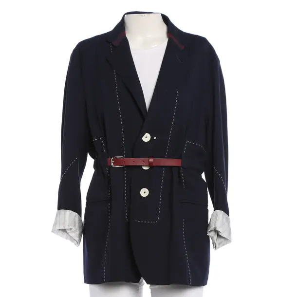 Blazer, in Navy, Wool, High Use