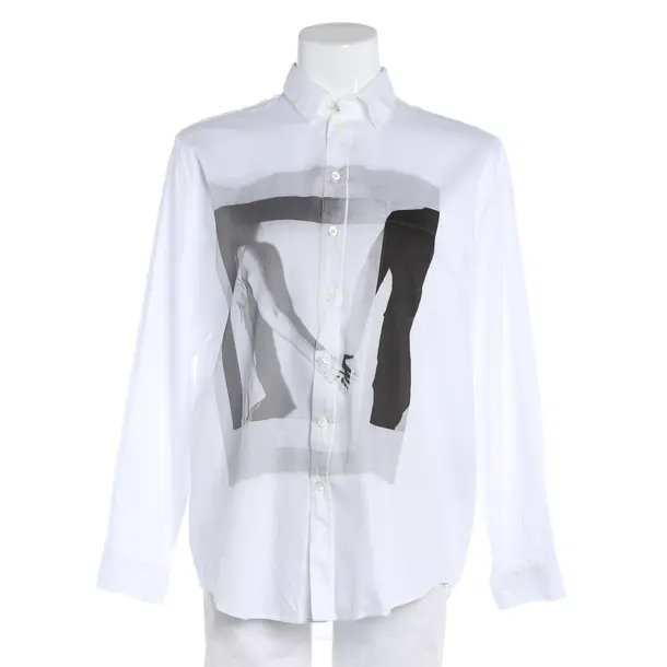 Bluse, in Weiß, Baumwolle, High Use