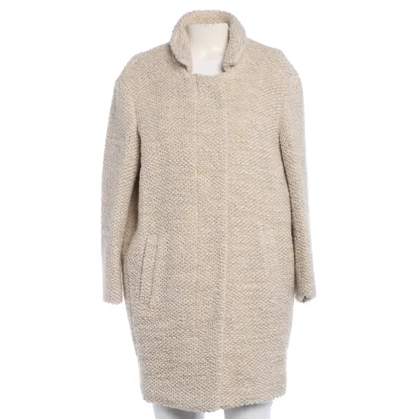 Winter Coat, in Beige, Wool, Closed