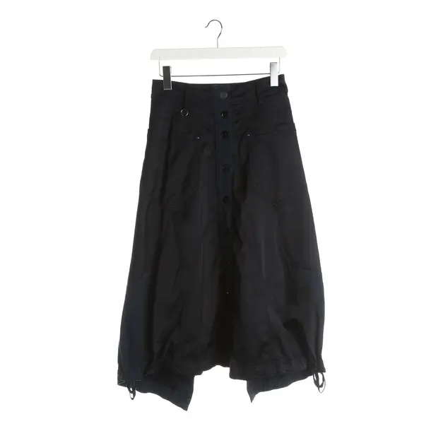 Skirt, in Navy, Cotton, High Use