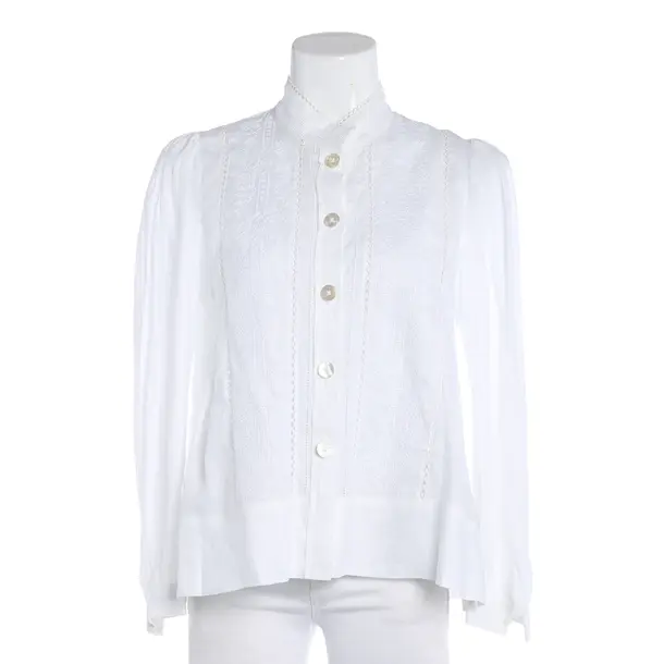 Bluse, in Weiß, Ramie, High Use