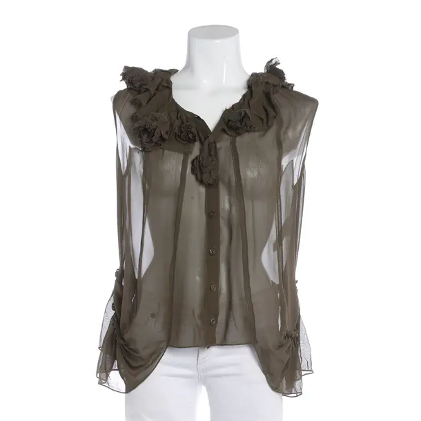 Bluse, in Grün, Seide, High Use