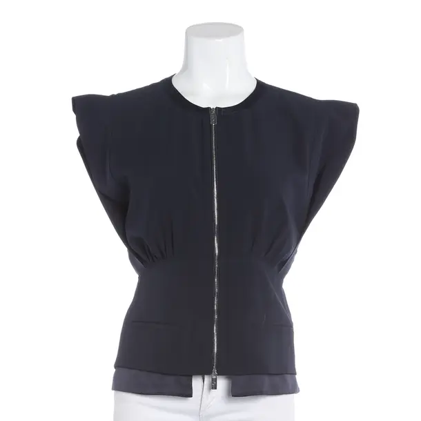 Blouse, in Navy, Polyester, High Use