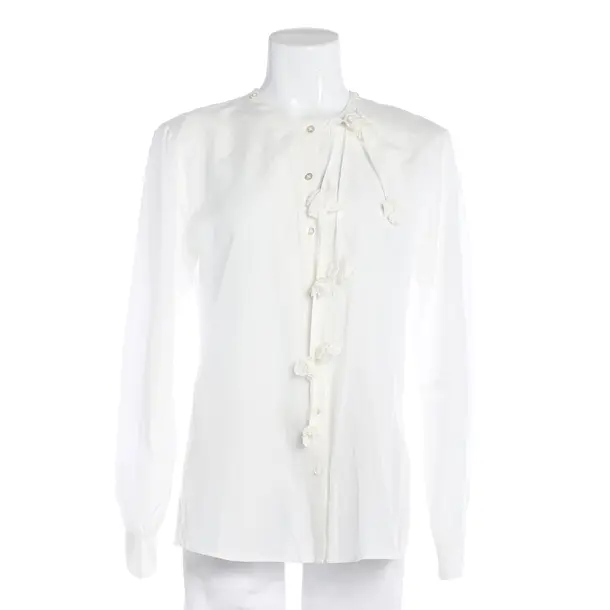 Bluse, in Weiß, Baumwolle, High Use