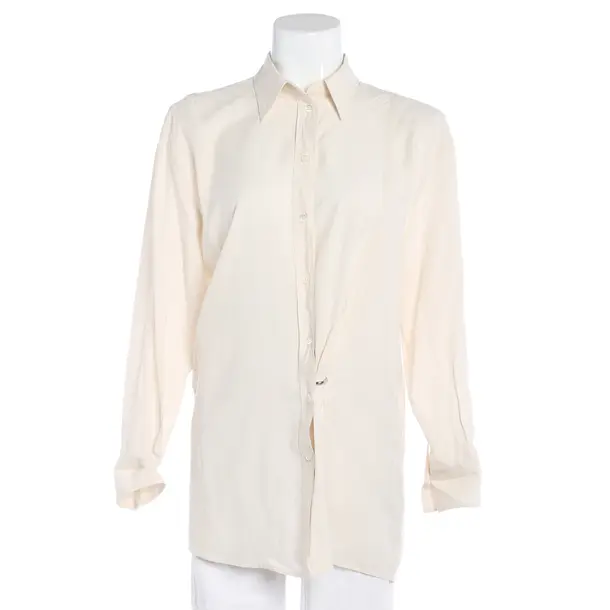 Blouse, in Cream, Viscose, High Use
