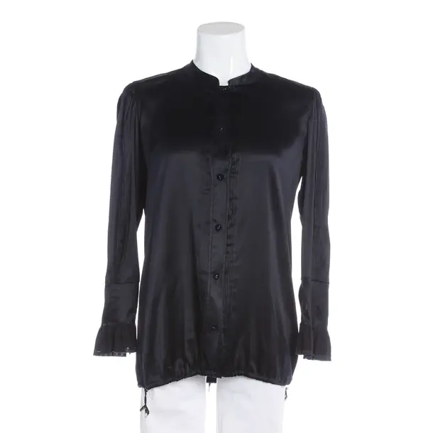 Bluse, in Navy, Seide, High Use