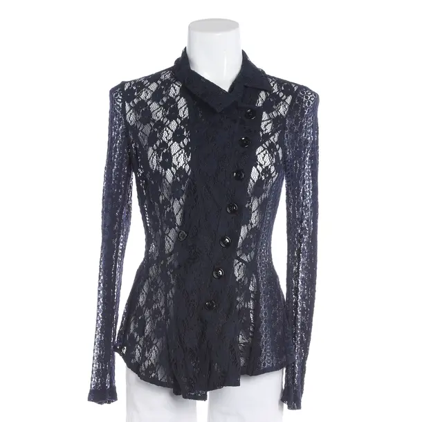 Blouse, in Navy, Viscose, High Use