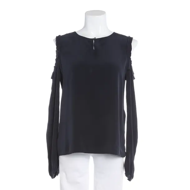 Longsleeve, in Navy, Seide, Hugo Boss Orange