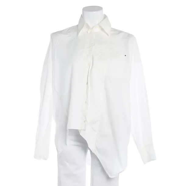 Bluse, in Weiß, Baumwolle, High Use