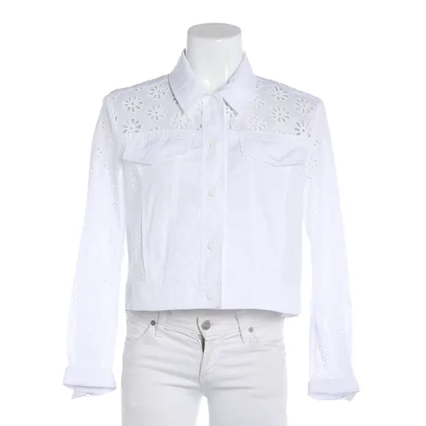 Summer Jacket, in White, Cotton, Marc Cain Sports