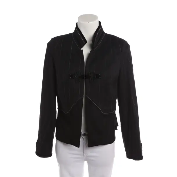 Blazer, in Black, Linen, High Use
