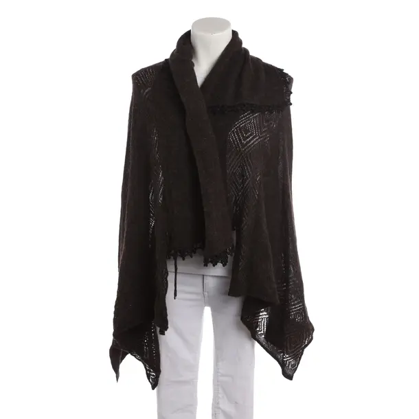 Cardigan, in Dark Brown, Polyimide, High Use