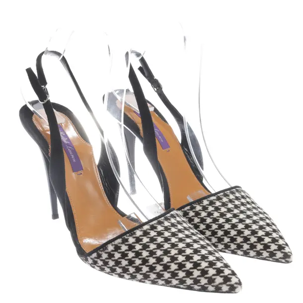 Slingbacks, in Schwarz, Ralph Lauren Purple Label