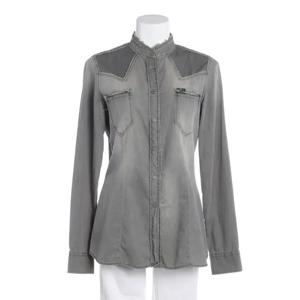 Bluse, in Grau, Baumwolle, 7 for all mankind