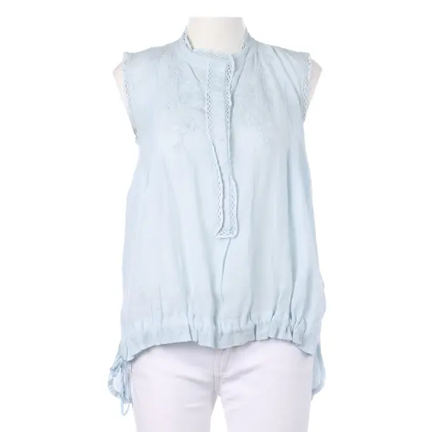 Bluse, in Blau, Ramie, High Use