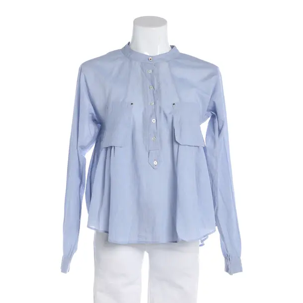 Bluse, in Blau, Baumwolle, High Use