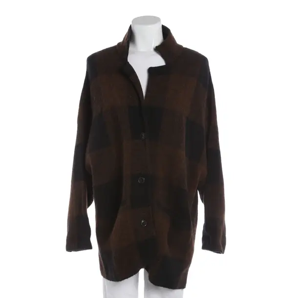 Cardigan, in Marrone, Poliammide, Chiuso