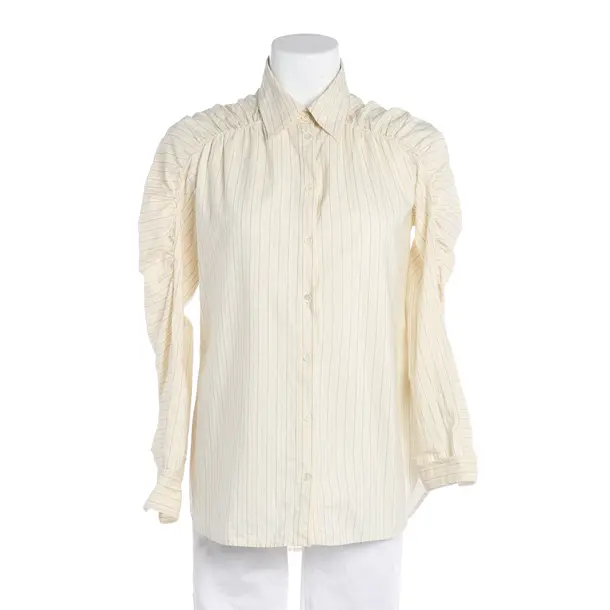 Blouse, in Beige, Cotton, High Use